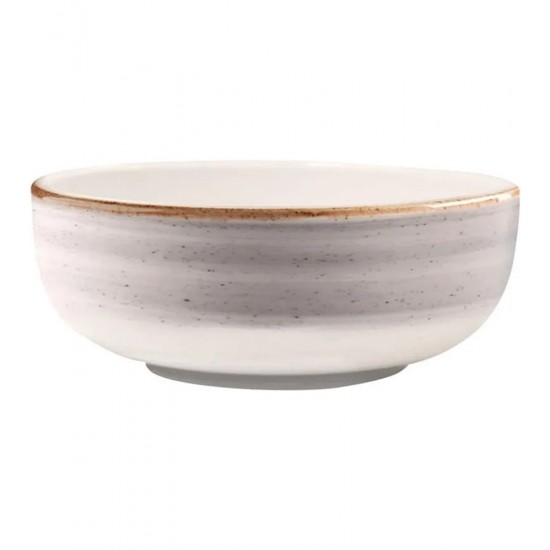 Bowl 622ml 15,5cm Cerâmica Corona Caoba Cinza